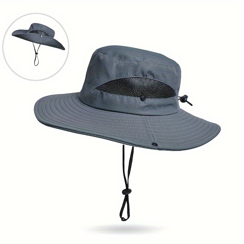 Spring/summer Monochrome Boonie Hat Wide Brim Sun Hat - Temu Canada