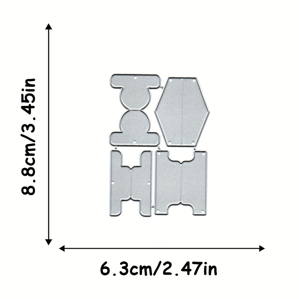 TEMU 1pc de Corte para Marcadores, Molde Divisor de Páginas, Plantilla de Repujado para Manualidades de Scrapbooking DIY