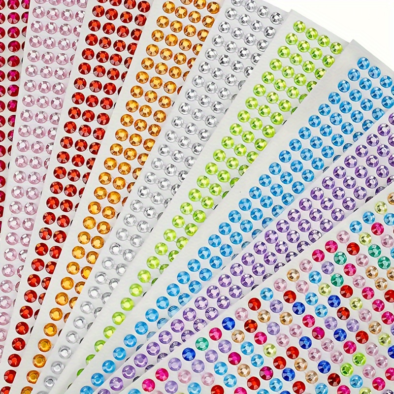 

640pcs/ 5mm , , -adhesive Jewelry , Crafts , Eye Makeup Decoration, , , In Styles