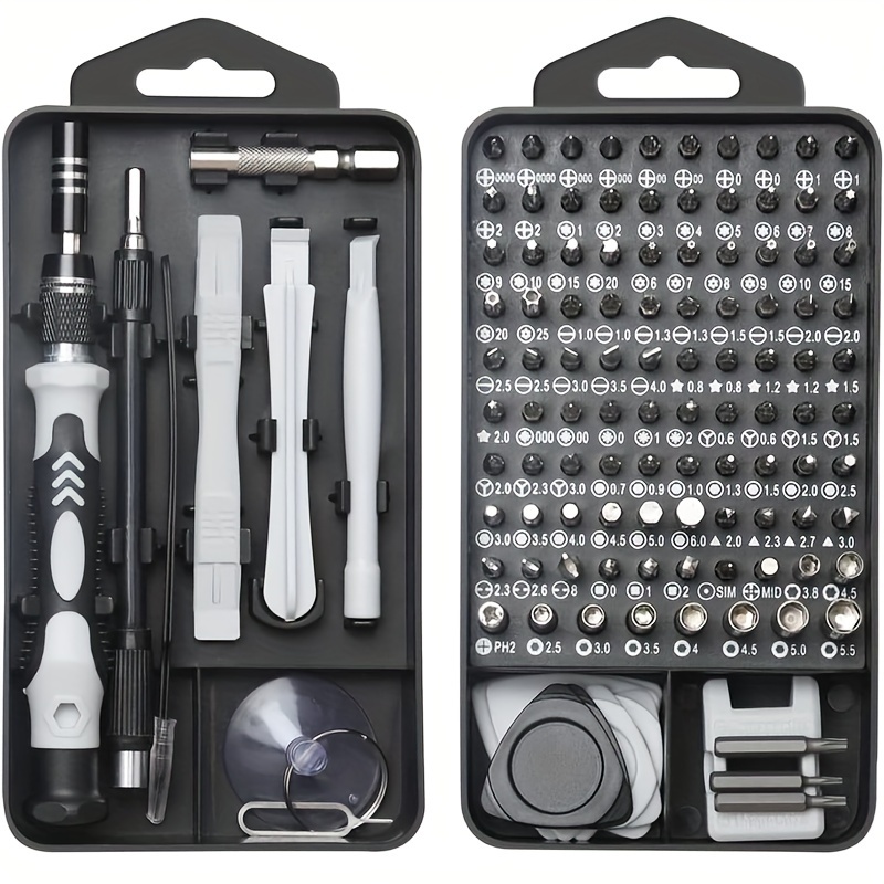 

122pcs Screwdriver Set, Electronics For Computer, , Pc, Cellphone, Laptop, Switch, Ps4, , , , Televisions, Air Conditioners, , Refrigerators, Etc