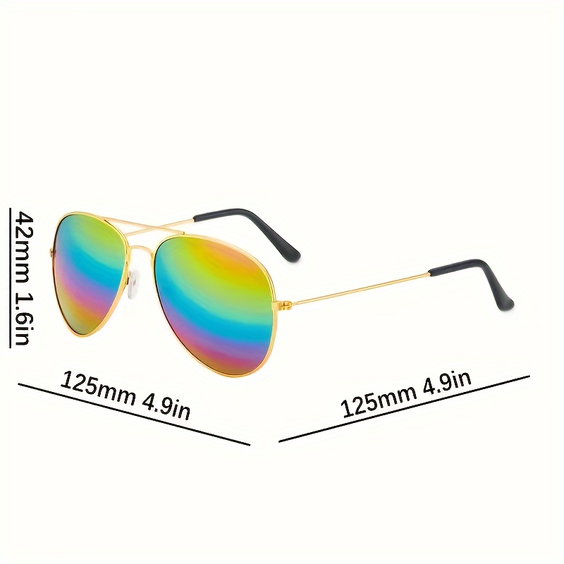 Boys Trendy Vintage Y2k Metal Sunglasses Polarized Uv - Temu