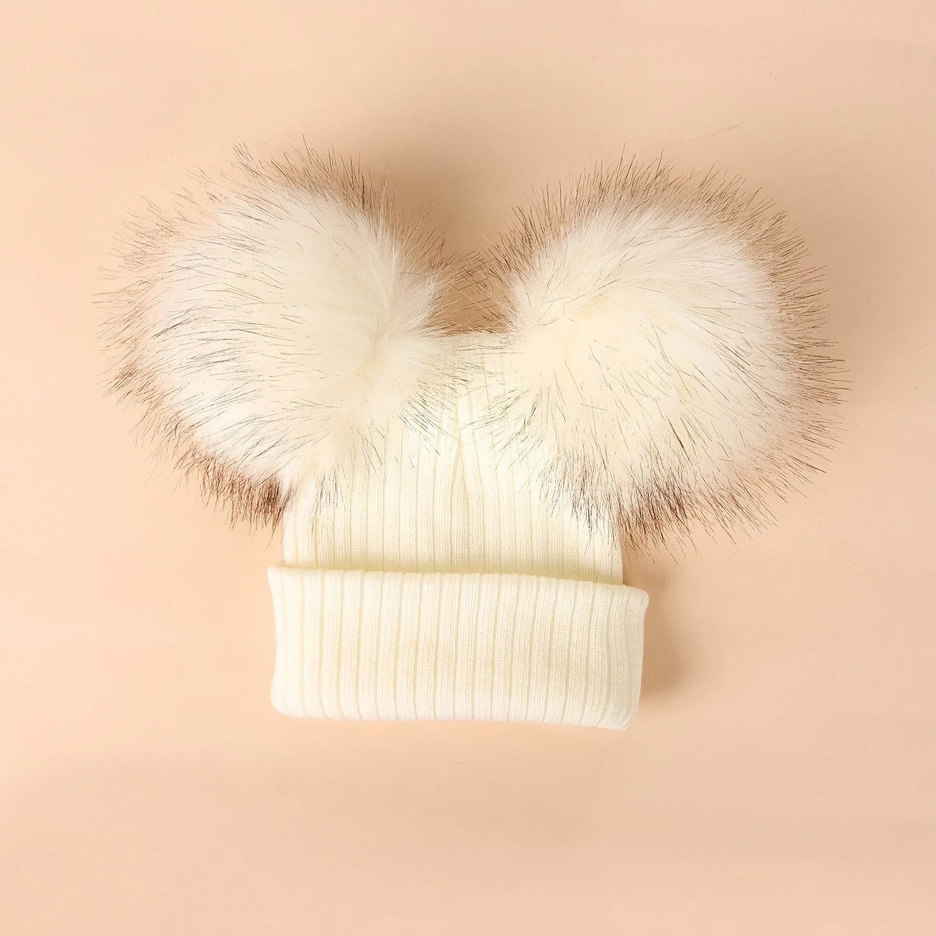 Image of High-quality Simulation Beanie, Brimless Knit Hat, Loose Headband For Comfortable Wear