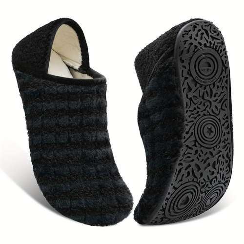 Fleece Walmart Ladies House Shoes Women's Memory Foam Slippers