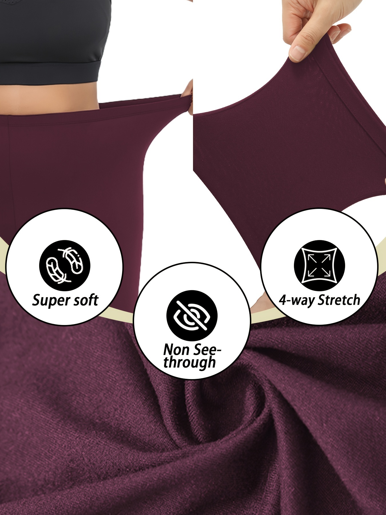 Plus Size Vibrant Green Biker Shorts for Women - Super Soft, No-See-Through, High-Waisted Workout & Yoga Gear, 15.24cm Inseam, Stretchy Polyester/Spandex Blend, Machine Washable, Plus Size Shorts