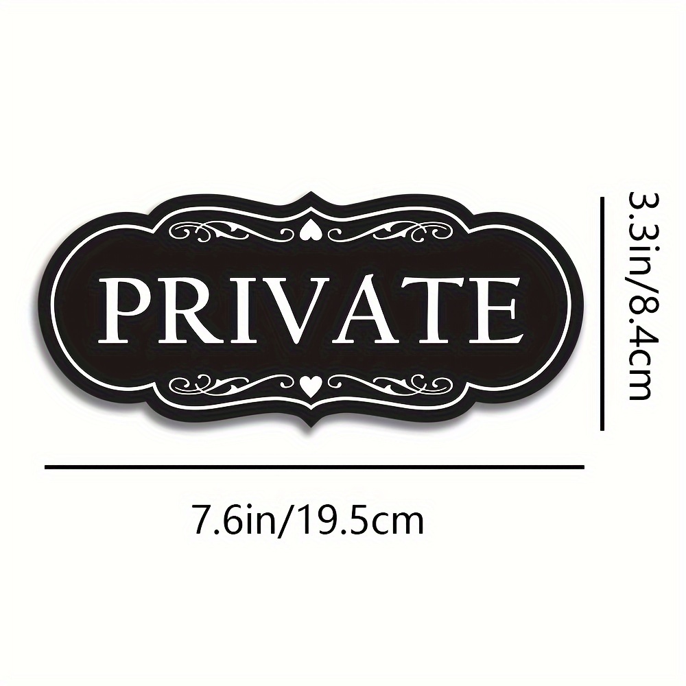 Private Logo - Office Commercial Home Private Logo - Self-adhesive - Acrylic Sturdy And Durable