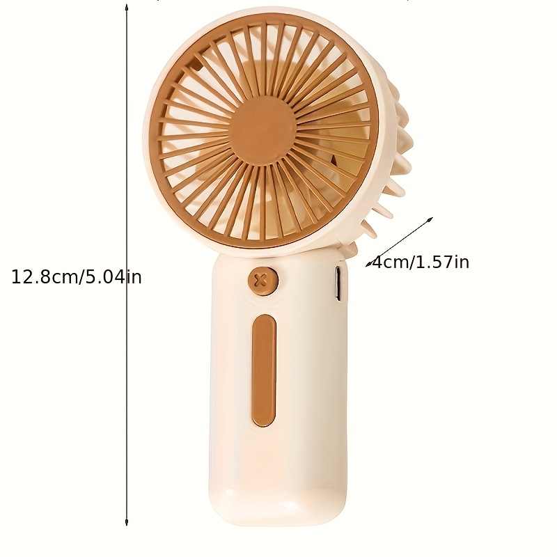 Mini Ventilador Portátil de Mano Disponible en 4 Colores - Portátil y Compacto (Sin Costo) - Adecuado para Múltiples Escenarios