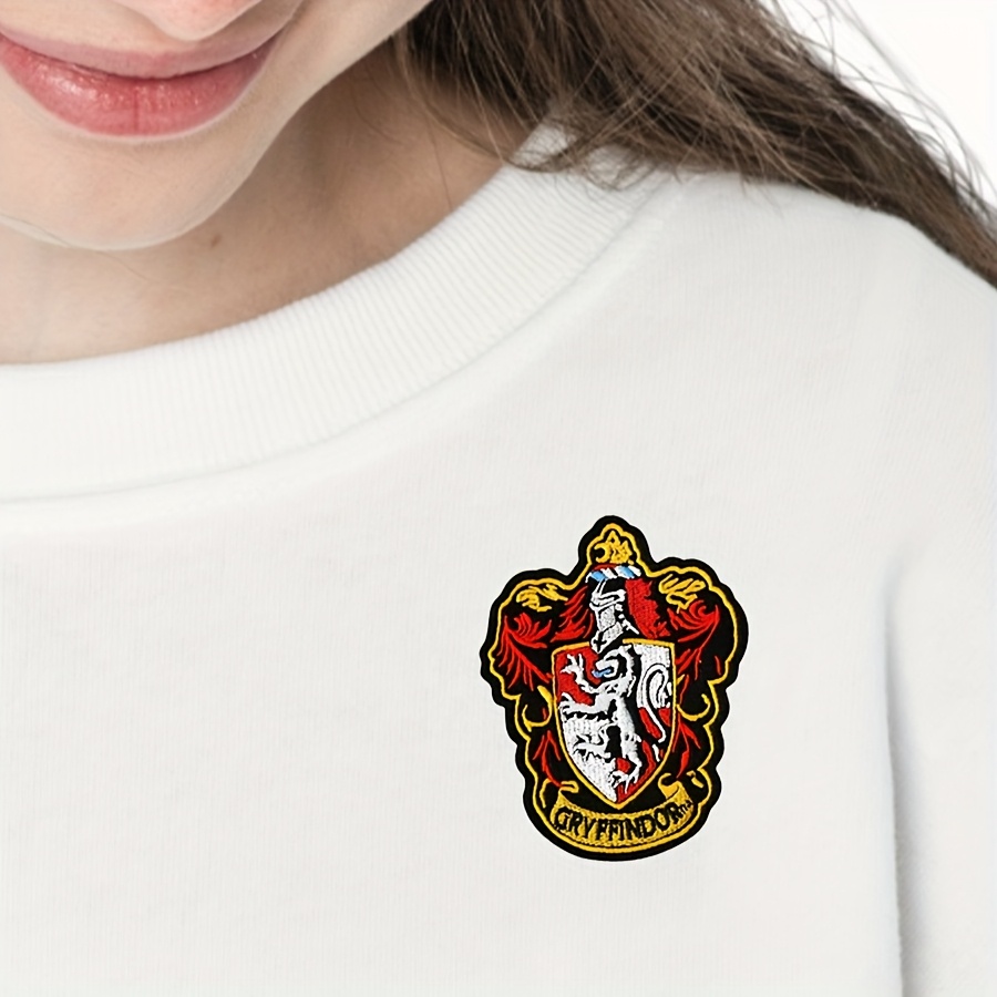 TEMU Wb Harry Potter Official House Patches - Gryffindor, Slytherin, Ravenclaw, Hufflepuff Hogwarts Iron-on/sew-on Patches - Harry Potter Fan Retro