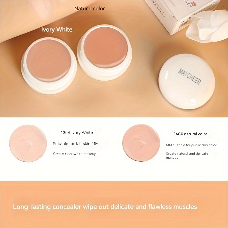 2 Shades High Coverage Concealer, Dark Circles, Acne Marks, Spots