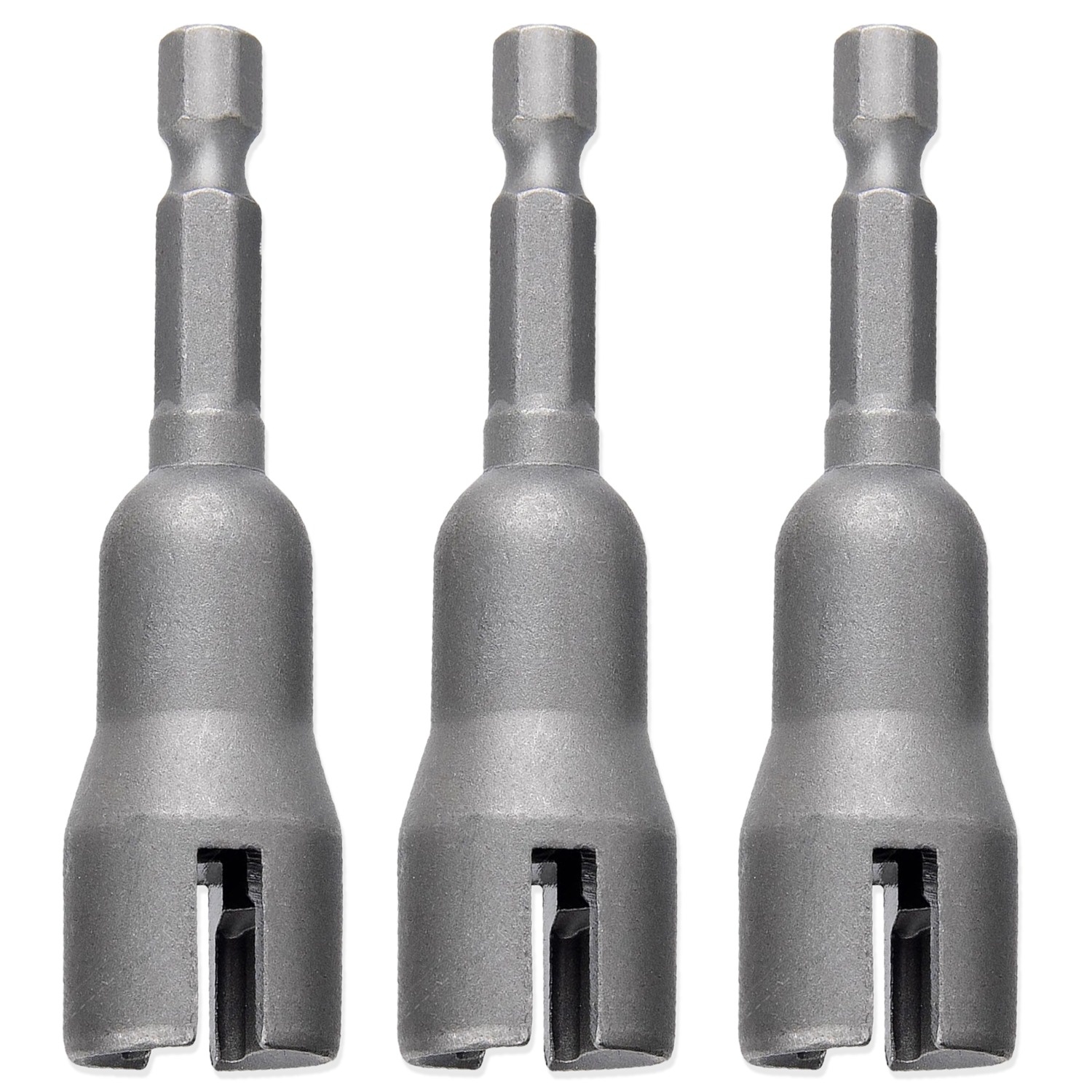 TEMU Jeu de 3 douilles pour écrous papillon, kit d'entraînement pour écrous à oreilles, embout d'entraînement pour écrous à oreilles, pour perçage,