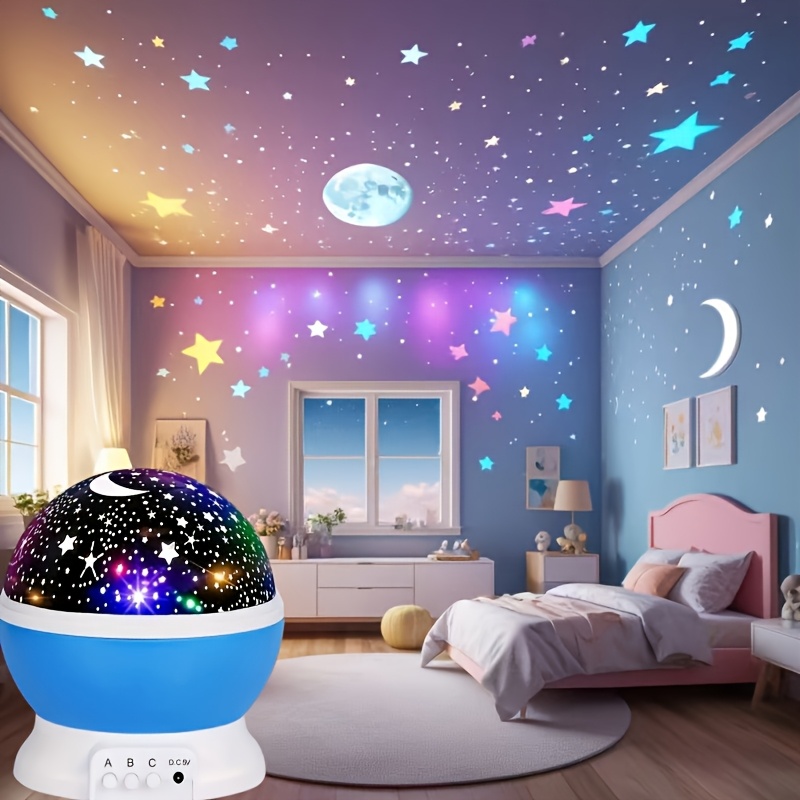 

1pc Lights - Romantic Bedrooms, Add Sparkle To Holidays, Camping & Parties - A Gift For All , 2 In 1 And Ocean Wave Projector