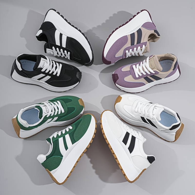 white chunky sneakers women sold on Temu United States