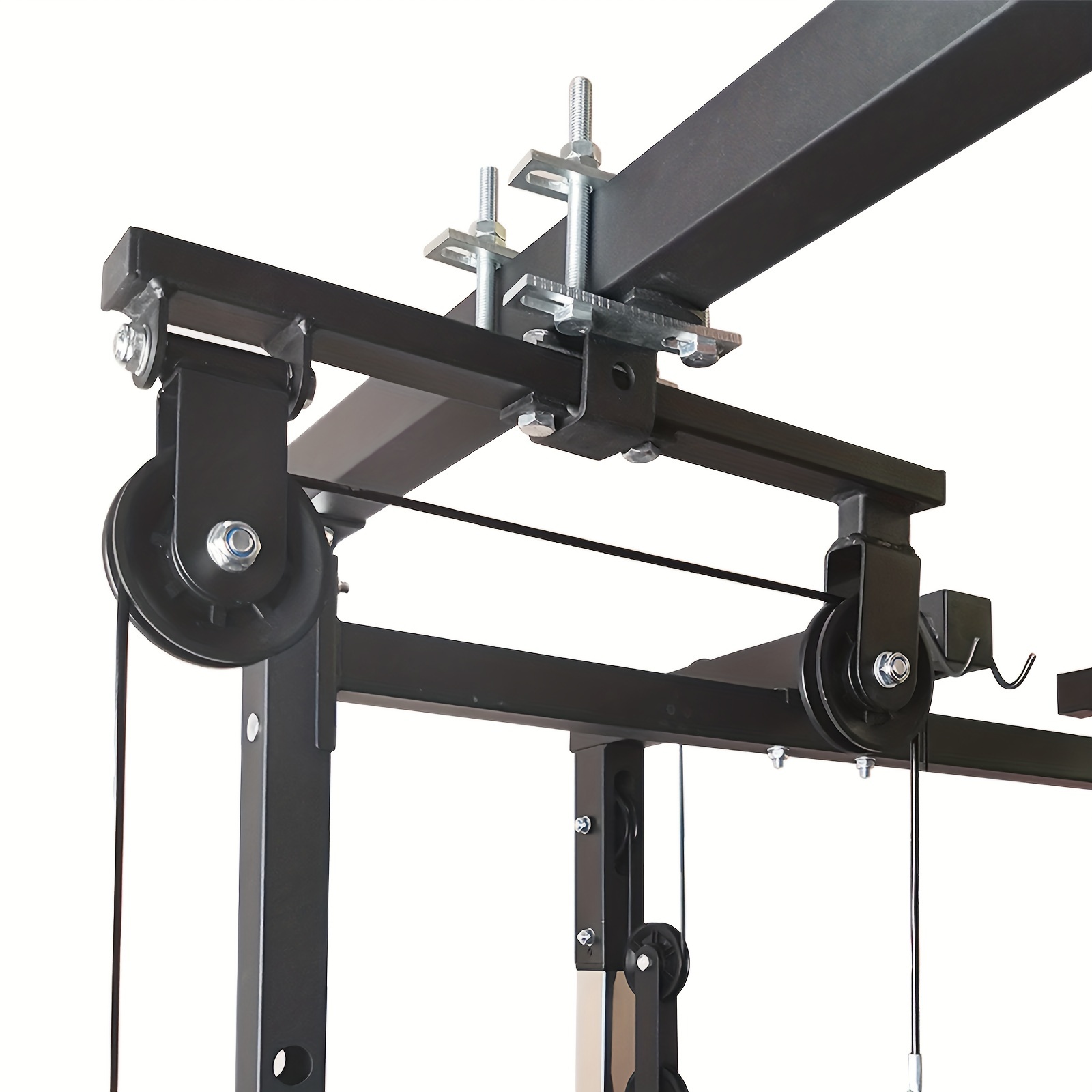 Power Rack Diy Cable Row Machine Cable Pulley System Lat Pull