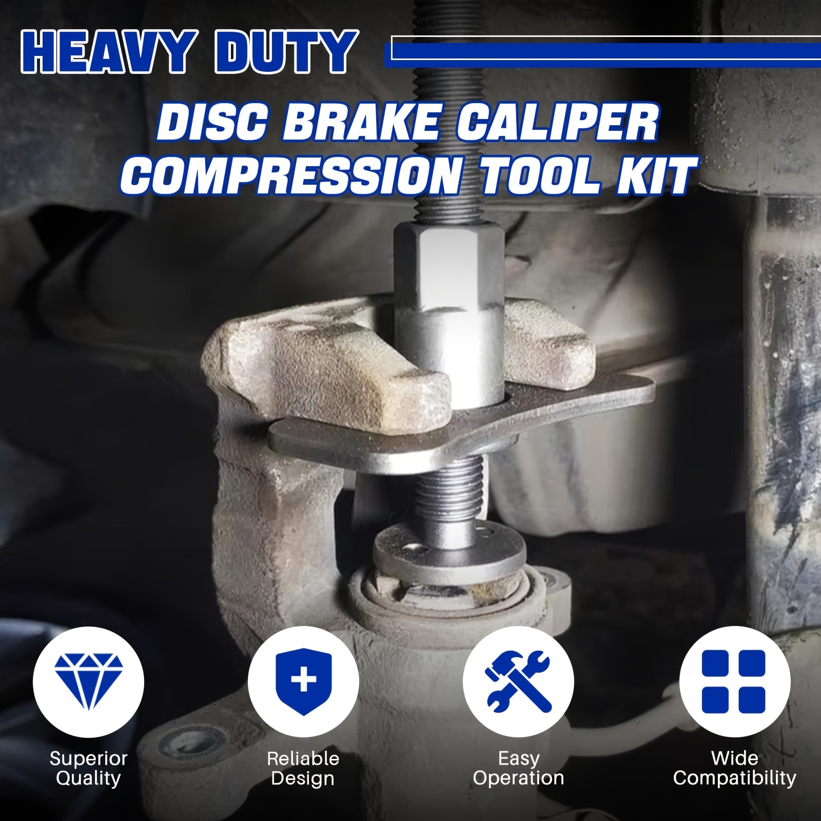 24pcs Robust Disc Brake Caliper Tool Kit Without Battery