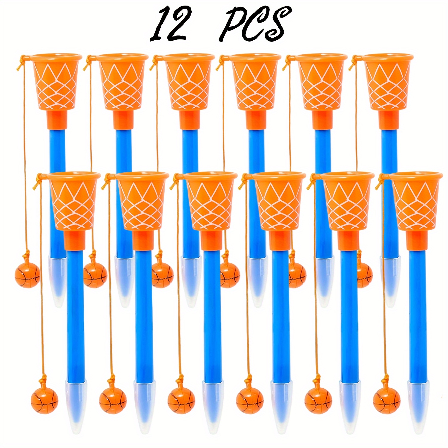 TEMU 6/12/20pz Penne a da Basket Penne Novit� Forniture per Feste di Compleanno Penne a Tema Sportivo Penne per Feste Scolastiche Regali Penne