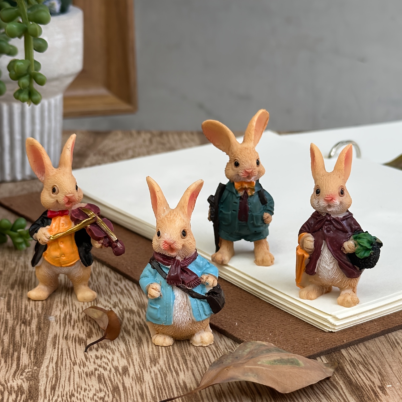 mini bunny figurines sold on Temu United States