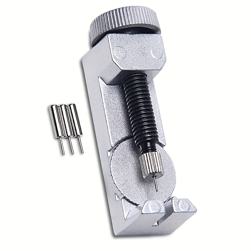E-shop 4er-Set Professionelles Uhrenreparatur-Werkzeugset - Bandstiftentferner & Armbandgrößenwerkzeuge | Präzisions-Antirutsch-Set für Rolex/Casio/ |