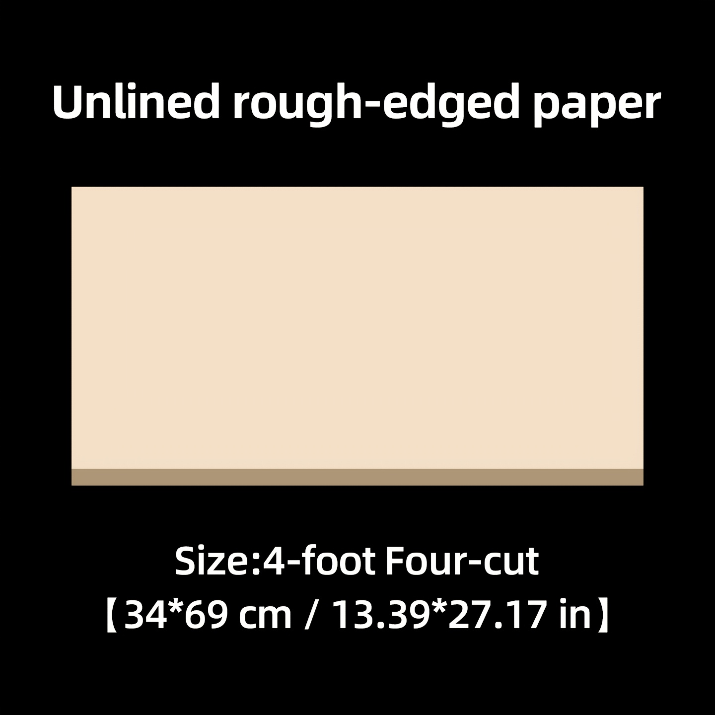 TEMU 100 Hojas de Papel Xuan a Medio Cocinar - Papel Xuan para Pintura China, Caligrafía, Pintura Gongbi e Inkwash, Adecuado para Materiales Escolar