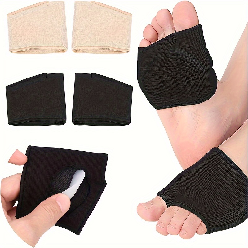 

1 Pair Soft Gel Pad Socks, Suitable For Men And Women - Comfortable And Washable Foot Support Socks