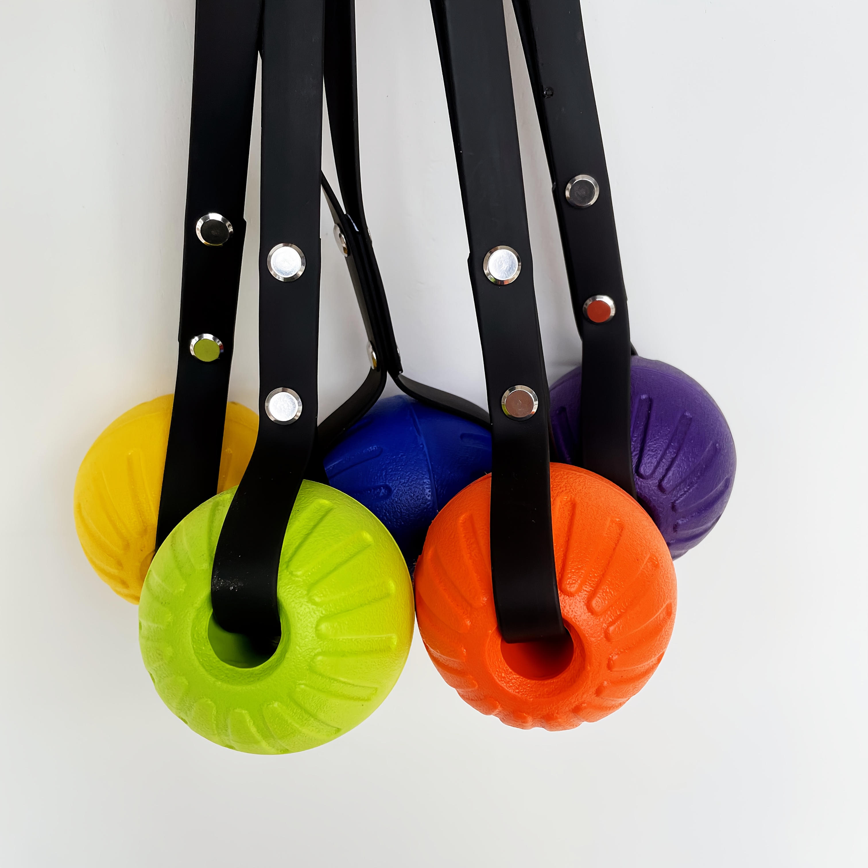 TEMU Dog Agility Training Toy Eva Ball, With Webbing Handle Training Reward Indestructible Dog Ball, Without Battery
