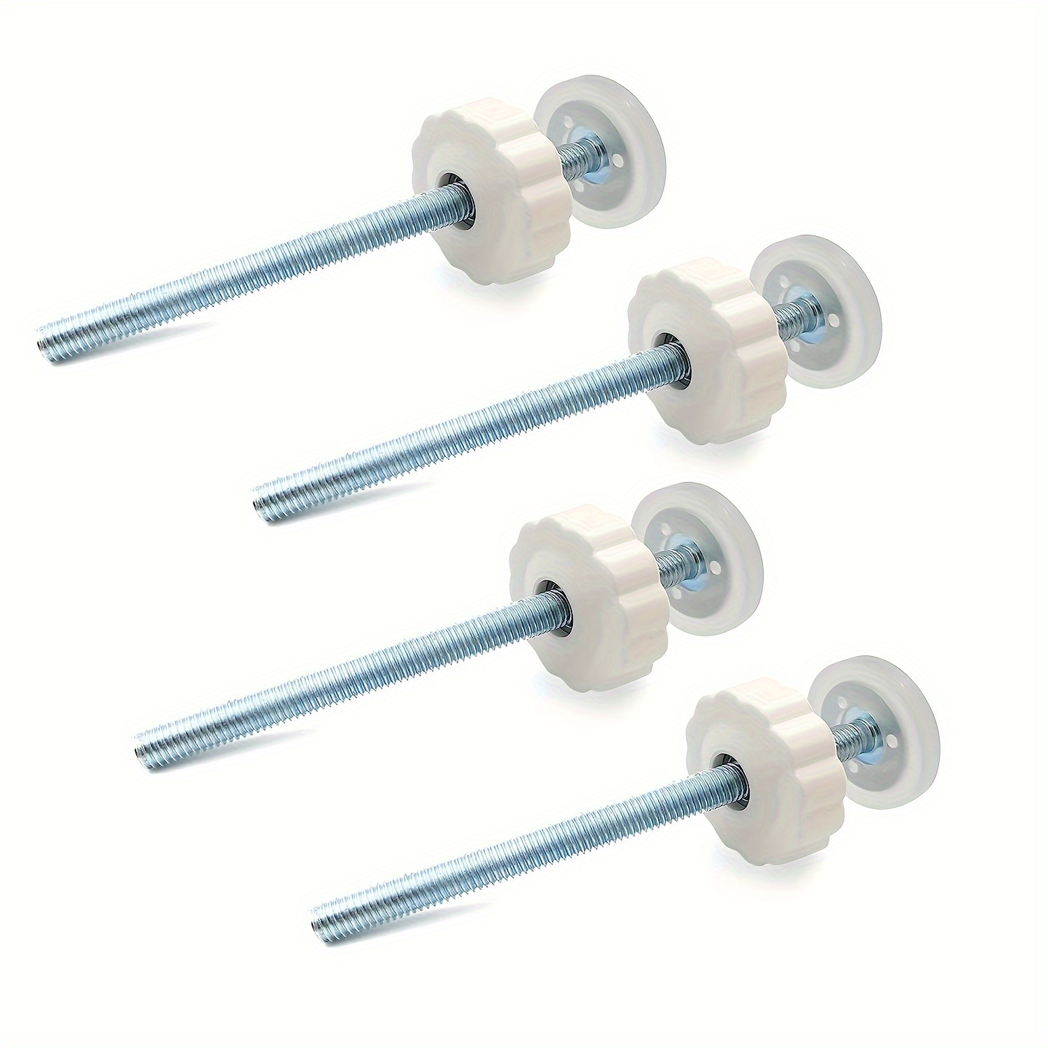 

4pcs, Gate Threaded Spindle Rods, M8 (8mm) Replacement Bolt Part For Pressure Mounted Safety Gates, Long Gate Extender
