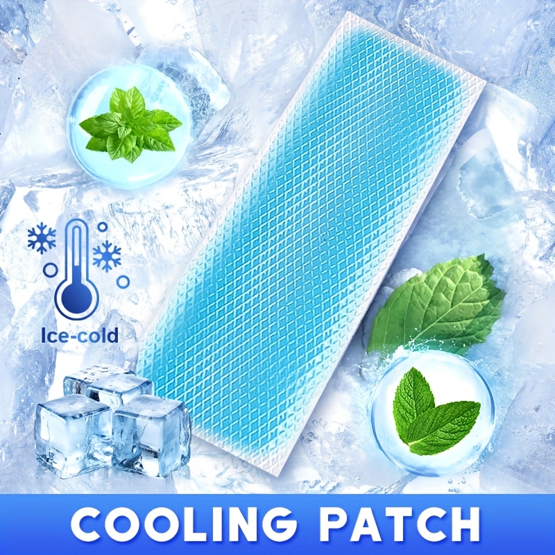 5pcs soft gel ice patch ice cold good