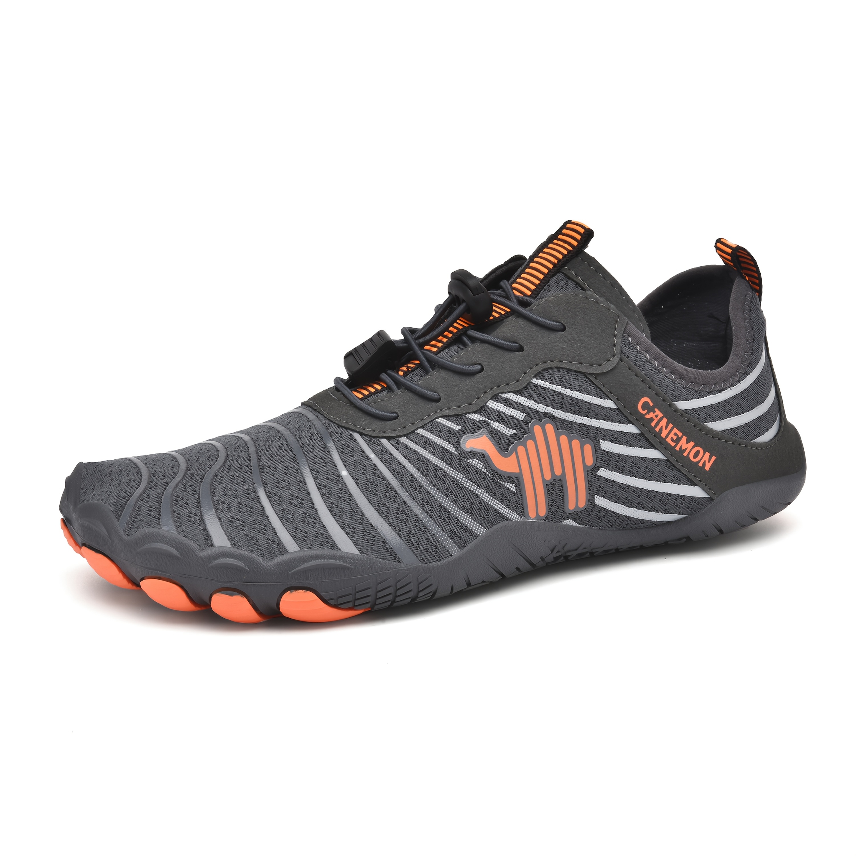 TEMU Men's And Women's Quick-drying Wading Shoes, Barefoot Non-slip Water Socks With Adjustable Laces, Lightweight Drainage , For Swimming Pools,