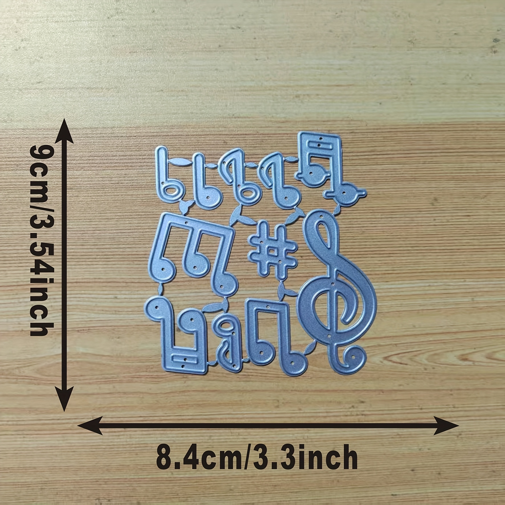 TEMU 1p Note Metal Die Cut Cutting Dies Template Album Decorative Embossed Paper Mold Template For Card Making, Handmade Cards, Paper Crafting,