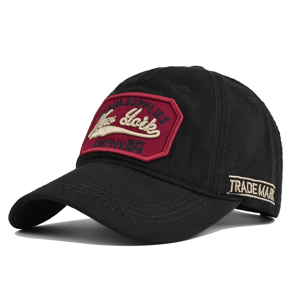 TEMU Fashionable And Versatile Embroidered Baseball Cap, A Unisex Casual And Versatile Lightweight Comfortable Snapback Hat. Vintage-style Outdoor