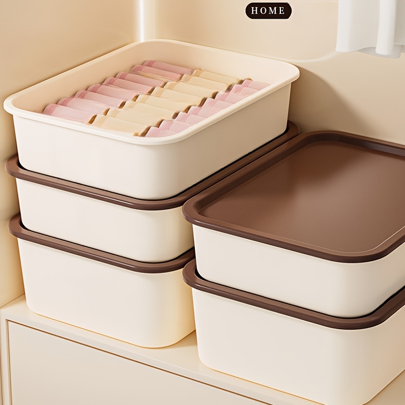4pcs storage box set a multifunctional storage solution with a   that   closet space Product details 6