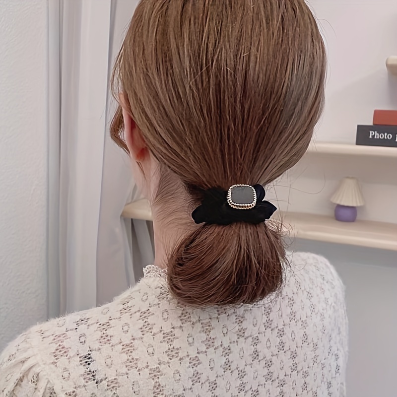 elegant elastic scrunchies hair accessories for teen girls