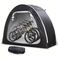 Tente Velo UPC 778107742733 - Bike Cover Storage Tent Heavy Duty Storage Tent Durable Polyester Waterproof Anti-Dust Portable Foldable Outdoor Tools Storage Shed Black | Barcode Index Bike Tent Storage