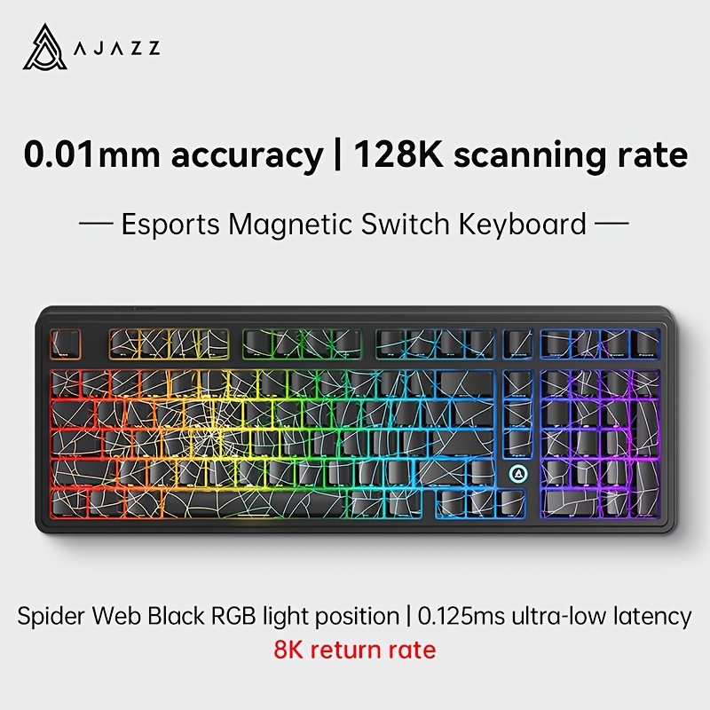ak980 max wired gaming keyboard magnetic mechanical - Temu ...