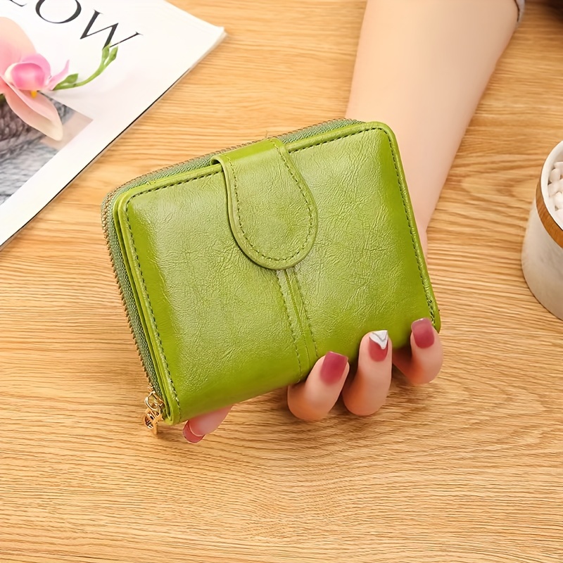 

Women's Minimalist Mini Wallet, Faux Leather, Casual Style Card Holder, Coin Purse Fro Daily Use