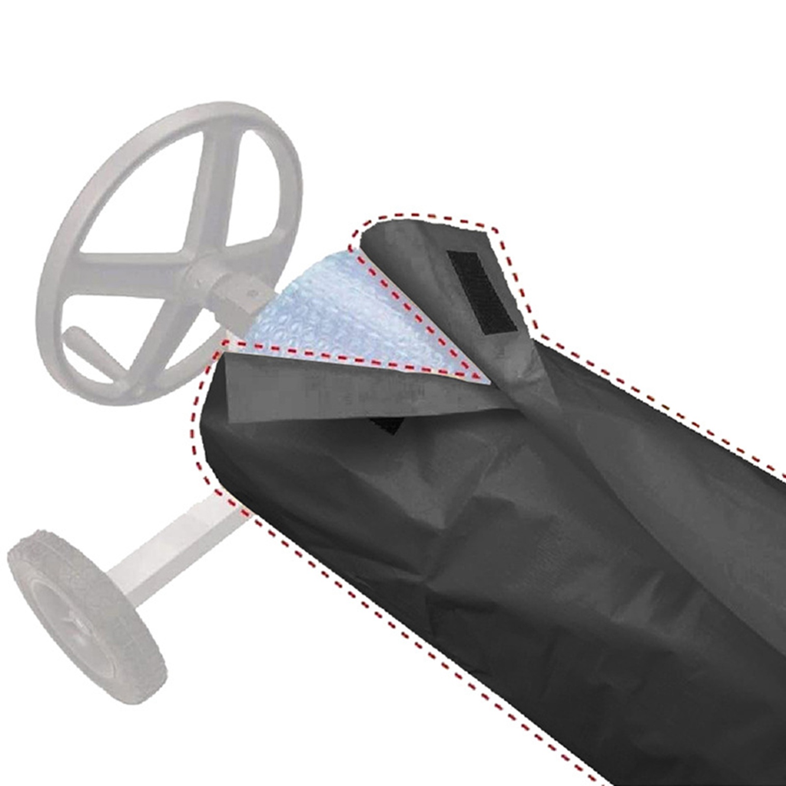 1pc swimming pool solar blanket reel roller protective winter summer cover