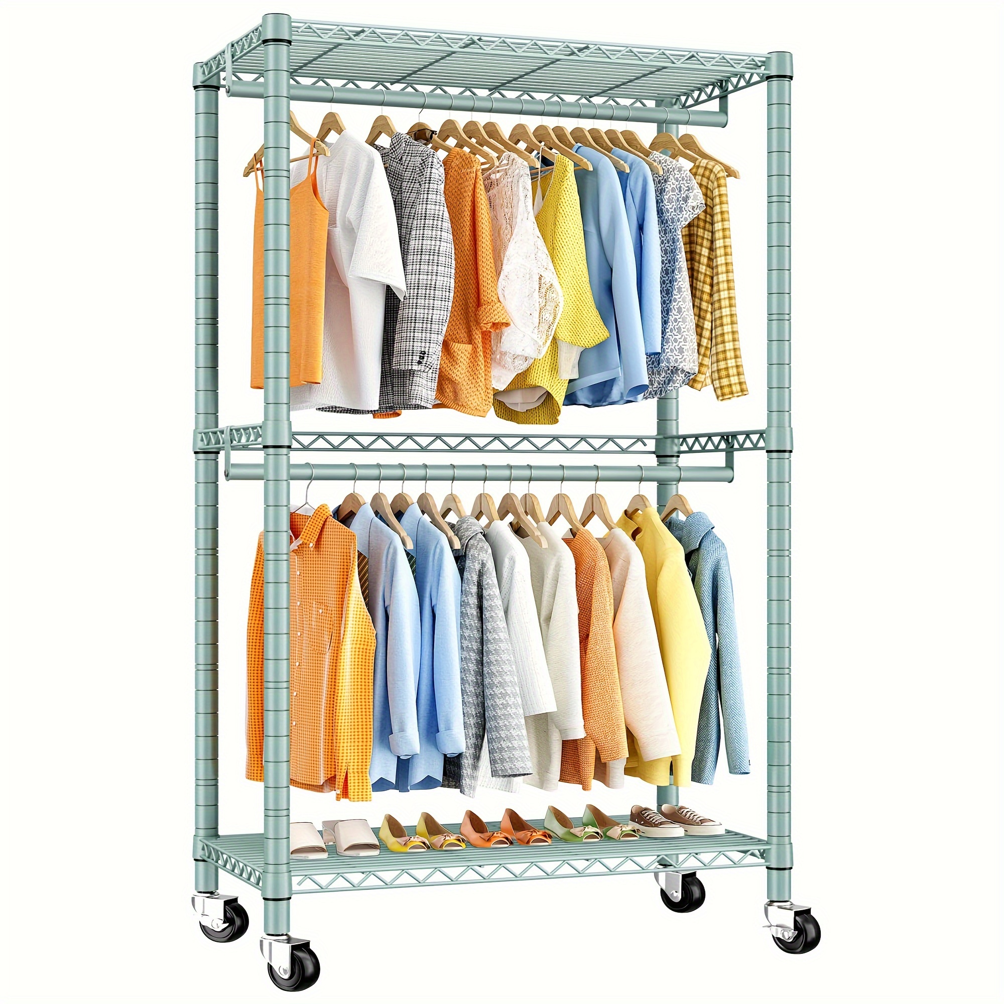 

Clothes , Clothes Racks For Hanging Clothes Clothing Portable Clothing Racks For Hanging Clothes Rolling Clothes Metal Garment , Organization