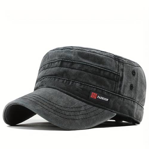 ravna kapa, outdoor casual sports obod bejzbol kapa, jednobojna svestrana modna dodatak za outdoor odmor i putovanja, unisex, trucker zakrivljeni obod šešir, podesiva , poklon za tatu