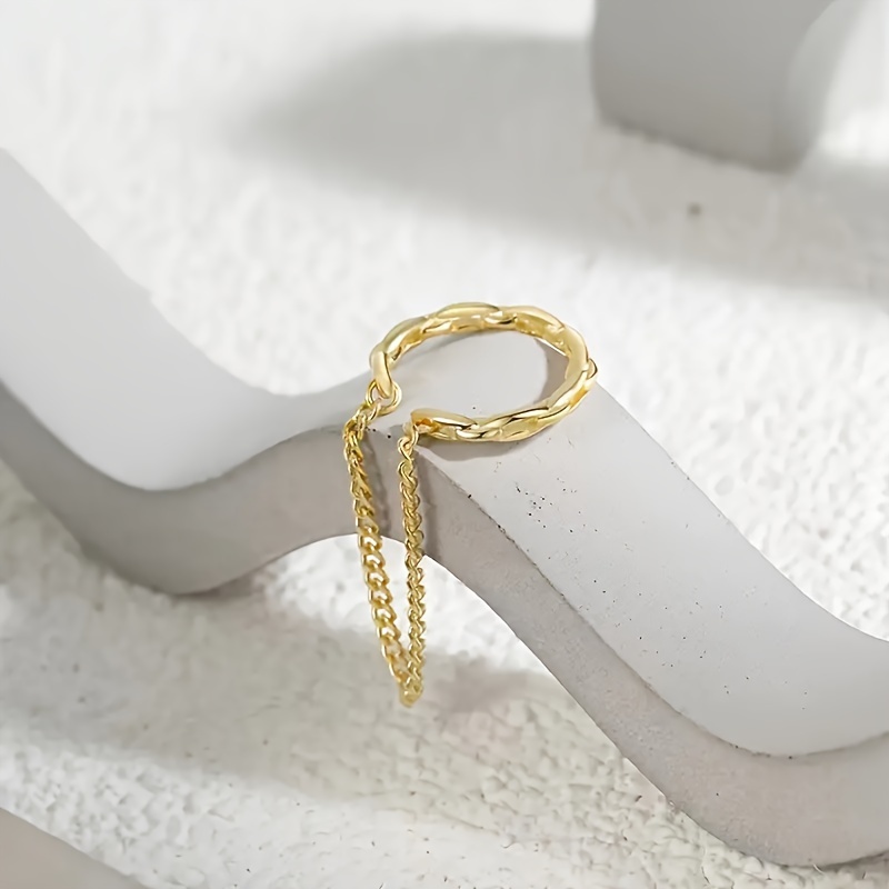 Elegant Tassel Clip On Earrings, Trendy And Minimalist Non Piercing Chain Ear Cuff Ear , Perfect Stylish Jewelry Accessory
