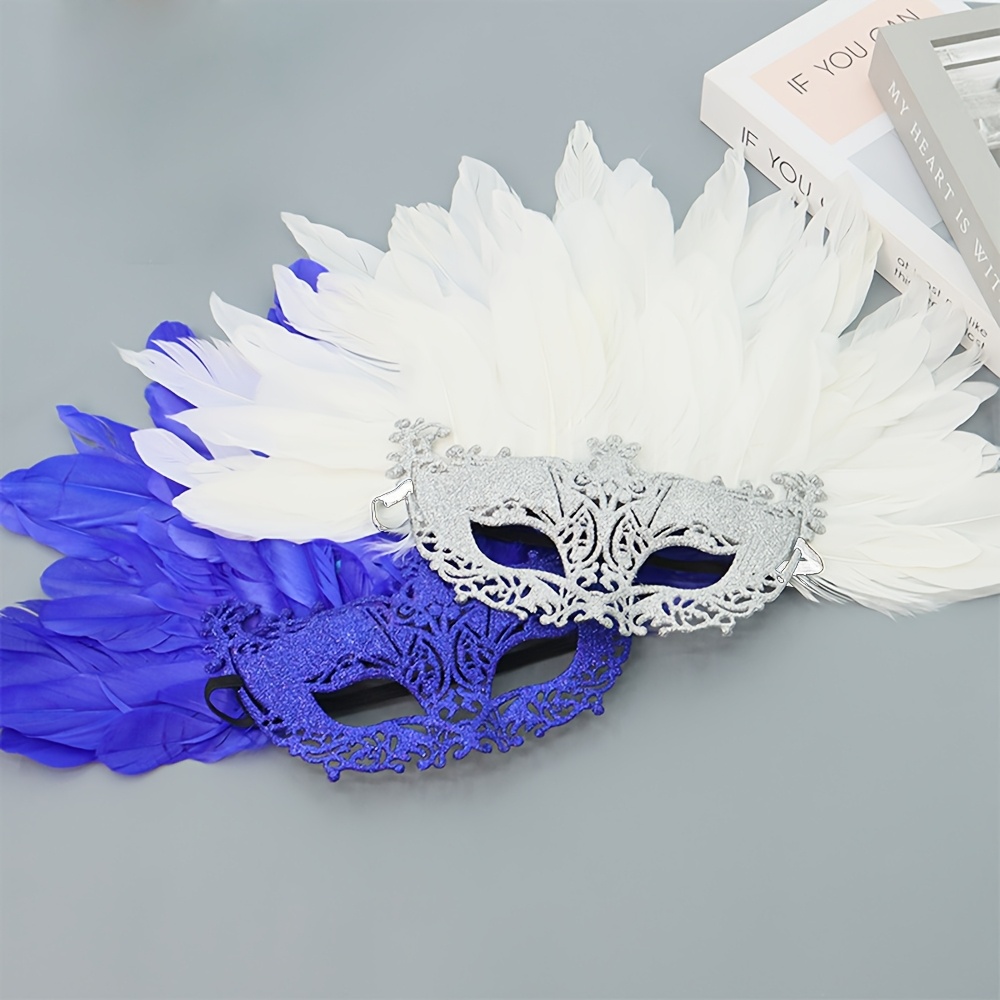 FRUOR Maskerade Maske Mit Strass Für Damen – Venezianische Party-Maske Für Karneval, Halloween & Weihnachten