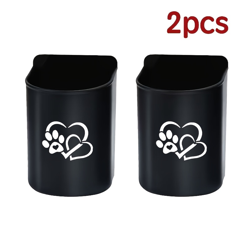 TEMU 2pcs Cat Paw Car Storage Rack, Cup Holder And Storage Compartment, Suitable For Drinks, Water Cups, Beverages, And Small Items
