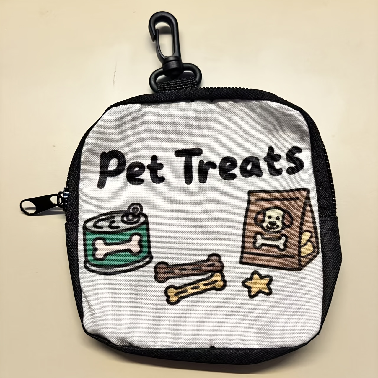 portable pet treat pouch zipper dog snack bag with clip for training and walking Product details 7
