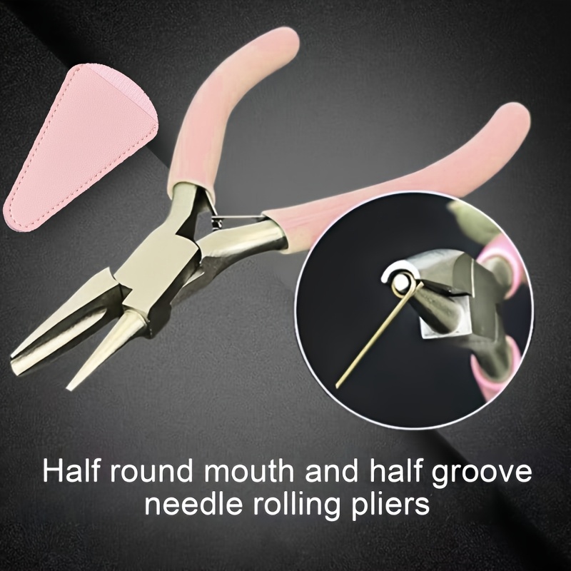 

Jewelry Making Pliers Set - Diy Tool Kit With Sharp Nose, Round Nose, And Cutting Pliers For Jewelry Crafting And Repair