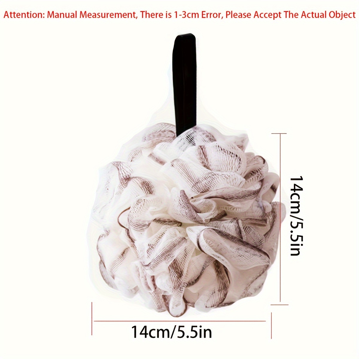 3pcs Shower Balls Non-Scattering Shower Flowers with Hook