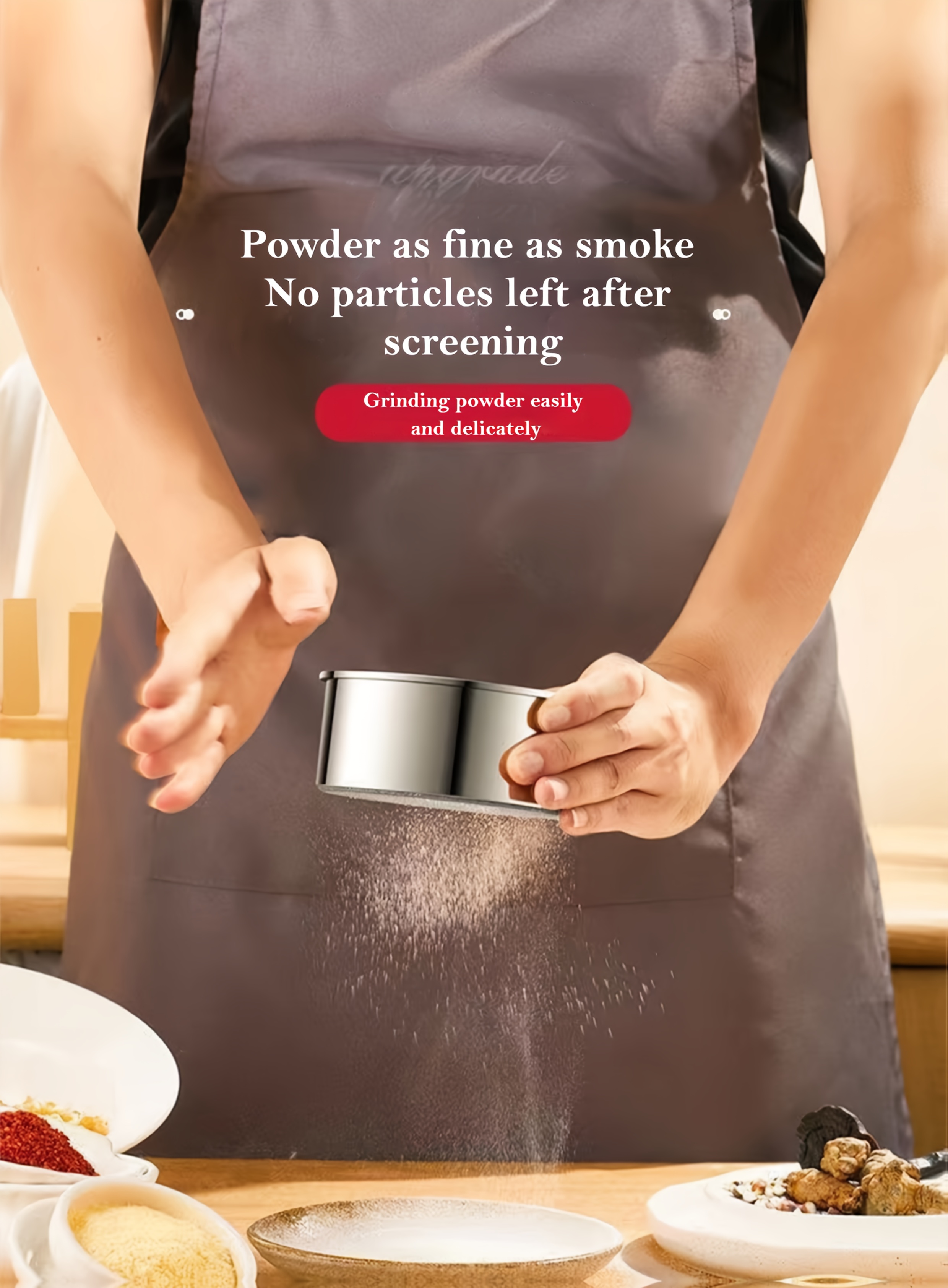 A Multifunctional Electric Grinder, Suitable for Grinding Grains And Spices, Equipped with a US Plug, Ideal for Home Kitchen Use (Not for Wet Grinding)
