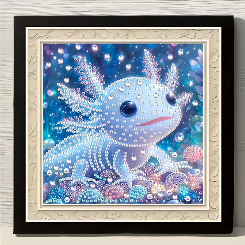 Image of Diamond Painting Kit For Cartoon Frog 7.87x7.87in Home Decor Wall Art Beginner Craft Gift With Tools Women's Clothing, 2d Flat
