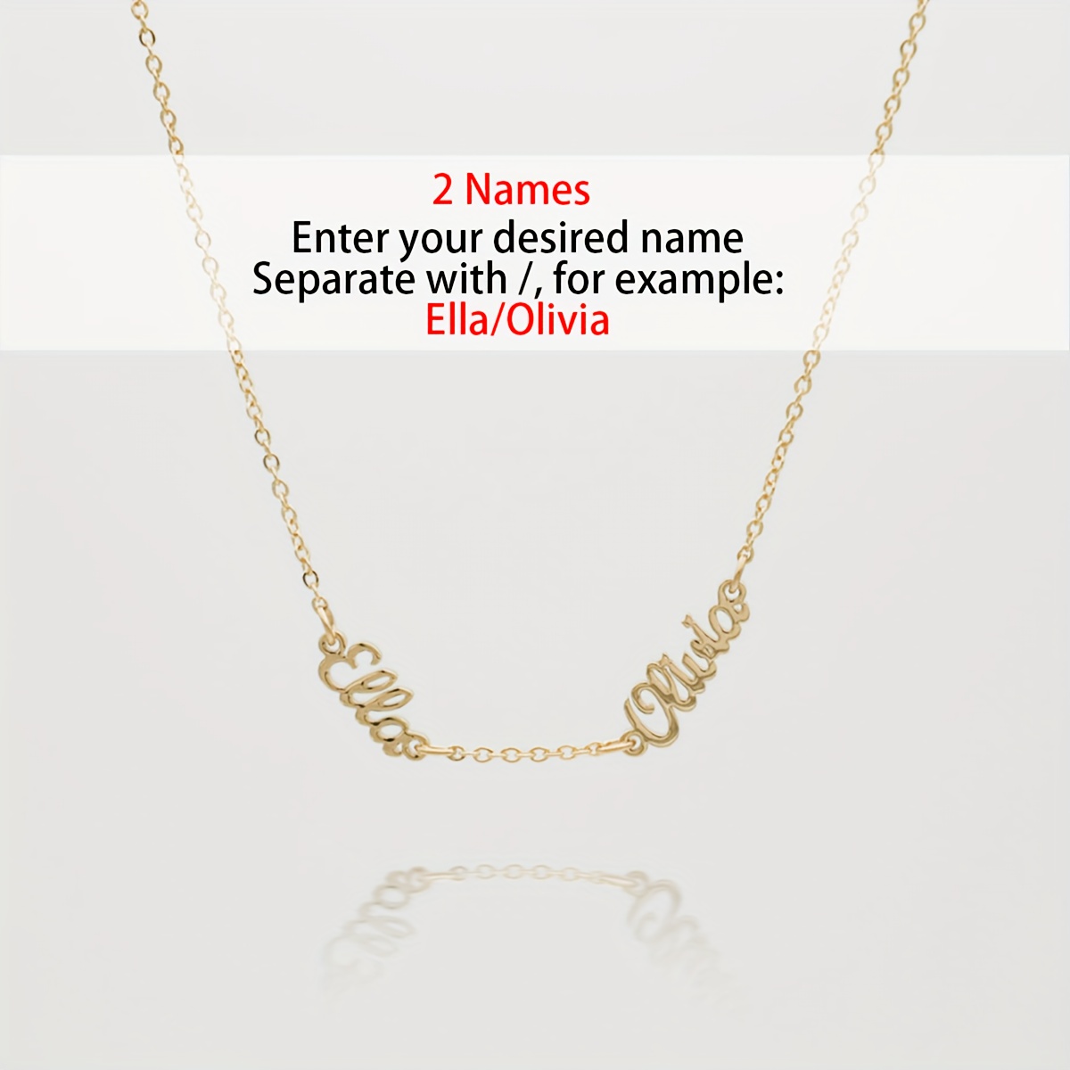 Personalized Multi-Name Custom Necklace