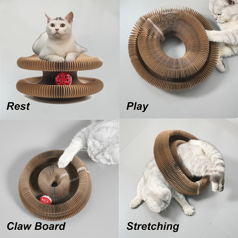 Interactive Cat Scratching Post with Bell