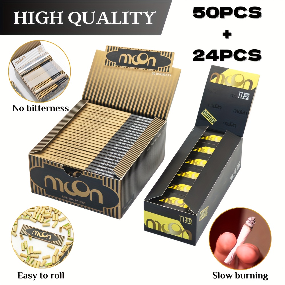 Donkere stijl sigarettenvloeipapierset