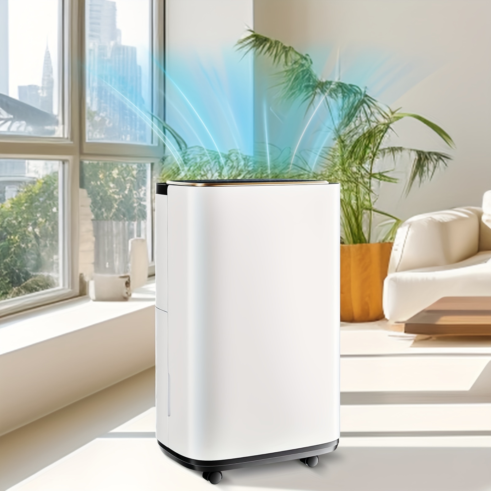 

4500 Sq. Ft. Dehumidifier, Ideal For Medium To Large Rooms, Bedrooms And Home Basements, Powerful Moisture Removal And Humidity Control, 50