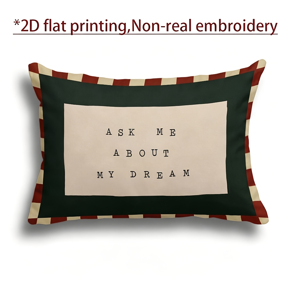 TEMU 1 housse de coussin lombaire avec un design géométrique moderne, douce au . pour la décoration intérieure, convient aux bureaux, canapés,