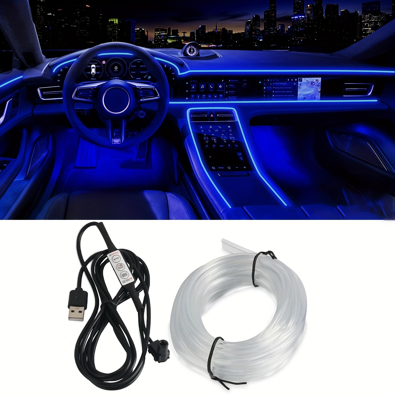 

Car Led Strip, , Led Kit Rgb Rhythm, Usb For